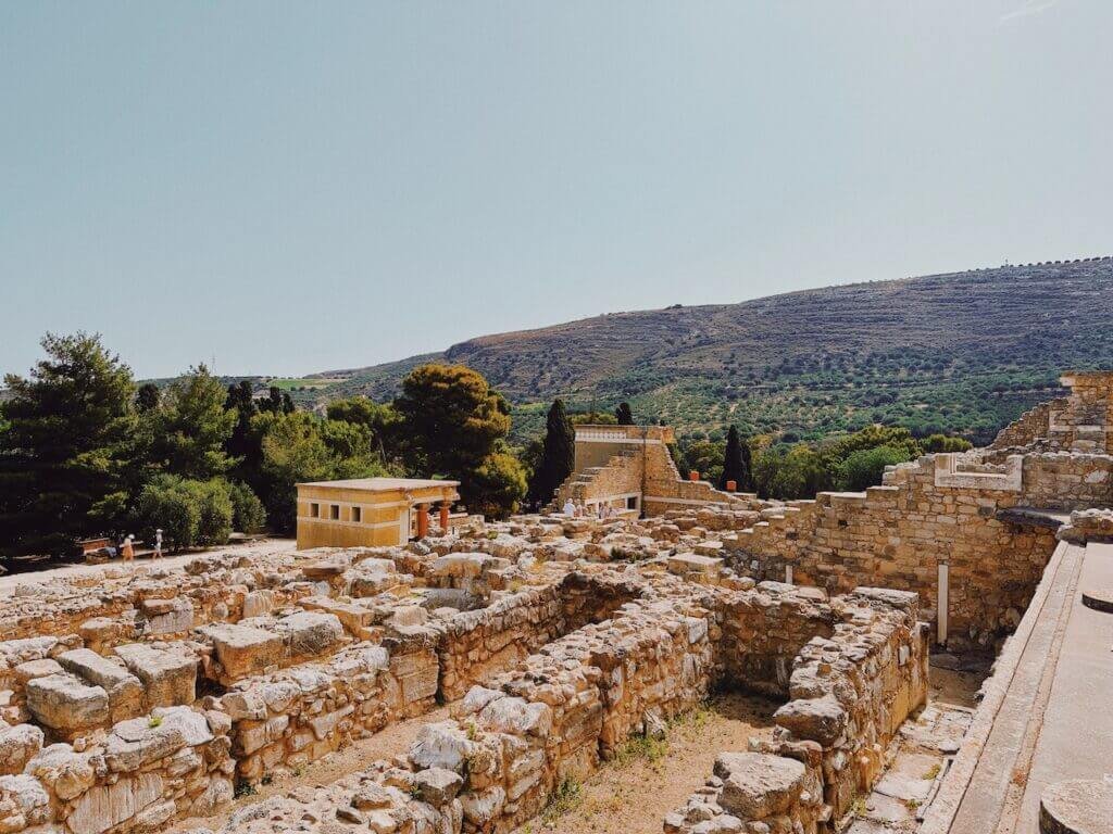 Knossos Palace in Crete, Greece