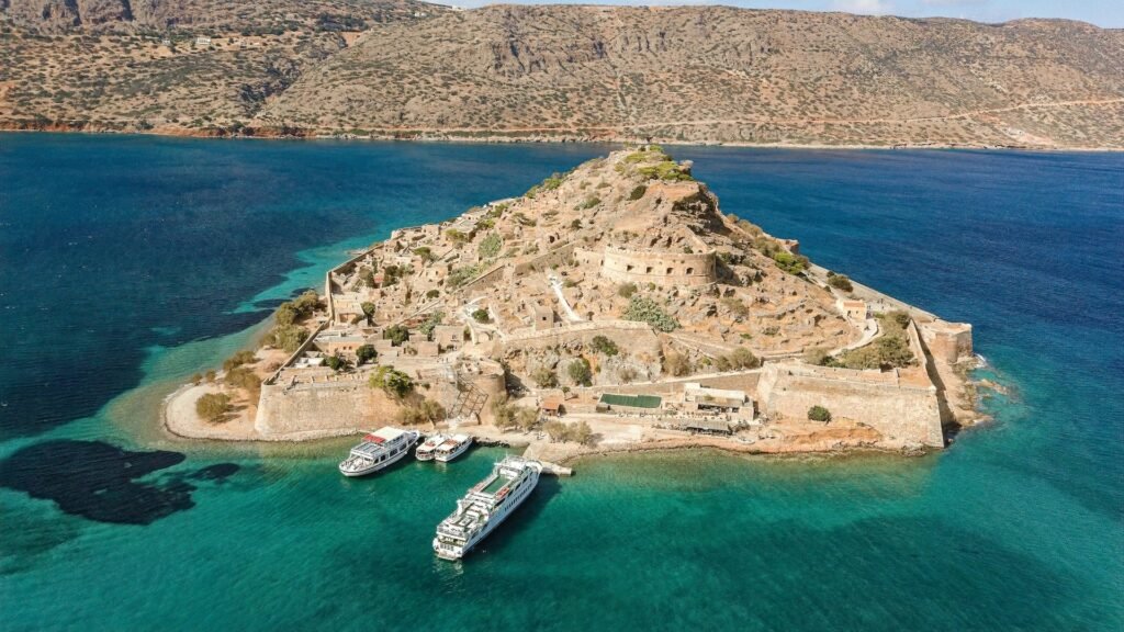 spinalonga island in crete