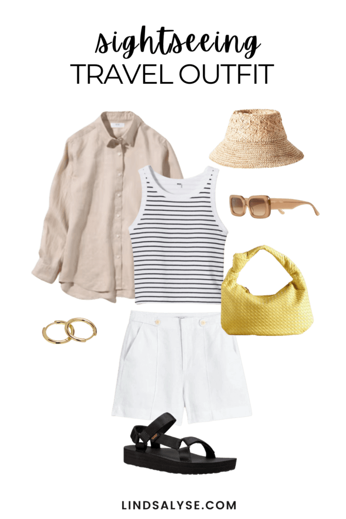 sightseeing travel outfit summer outfit ideas