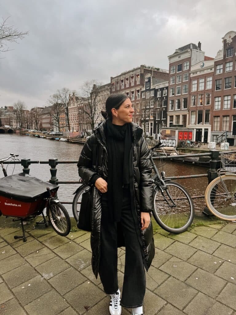 Warm clothing options for winter travel