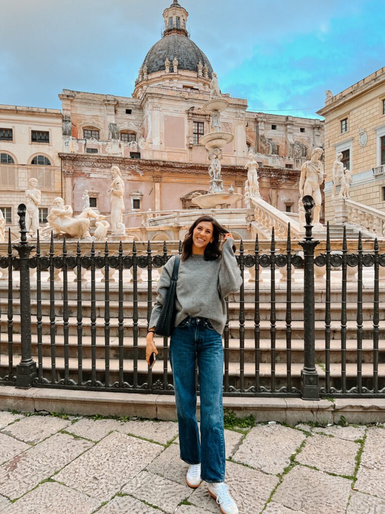 Candid photo in Palermo, capturing the charm and colors of Sicily – full of Italy inspiration.